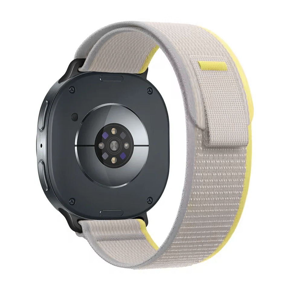 nejlonovyj-reminecz-cloth-dlya-samsung-galaxy-watch-8-9-bezhevo-zhovtyj-l-1 Нейлоновий ремінець Cloth для Samsung Galaxy Watch 8 / 8 Classic / 9 - бежево-жовтий