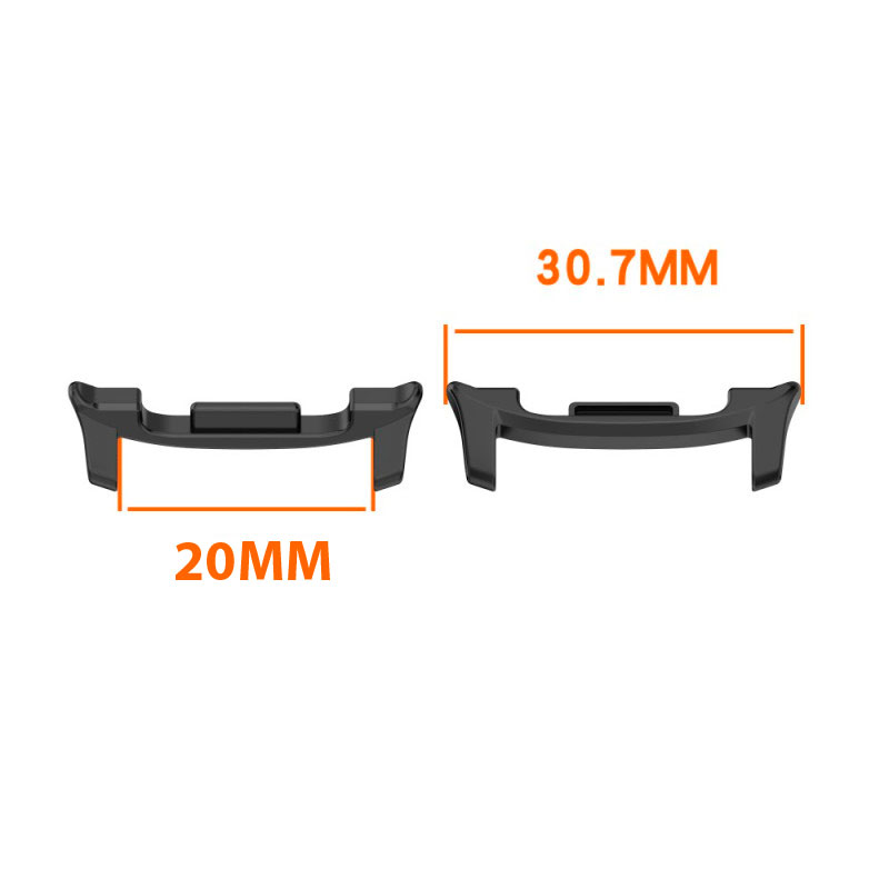 perehidnyky-watchbands-dlya-remincziv-20-mm-na-samsung-galaxy-watch-8-8-classic-9-chornyj-komplekt-2-sht-4 Перехідники Watchbands для ремінців 20 мм на Samsung Galaxy Watch 8 / 8 Classic / 9 — чорний (комплект 2 шт.)
