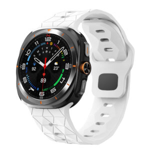 Силіконовий спортивний ремінець Ranger для Samsung Galaxy Watch Ultra / Ultra 2 - білий