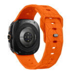 Силіконовий спортивний ремінець Ranger для Samsung Galaxy Watch Ultra / Ultra 2 - помаранчевий