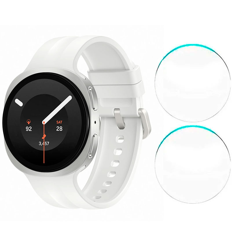 steklo-2sht-samsung-galaxy-watch-9-40-2 Захисне скло для годинника Samsung Galaxy Watch 9 40mm SM-L340 - 2шт