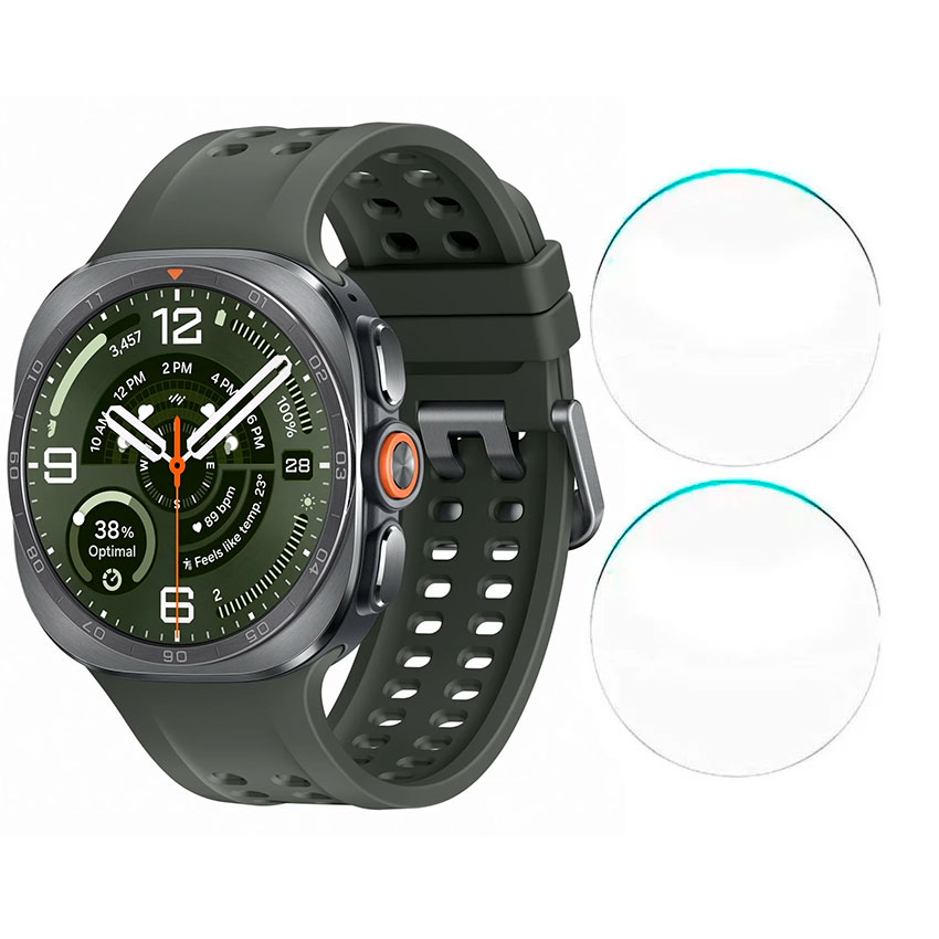 steklo-2sht-samsung-galaxy-watch-ultra-2-2 Захисне скло для годинника Samsung Galaxy Watch Ultra 2 (2026) SM-L715F - 2шт