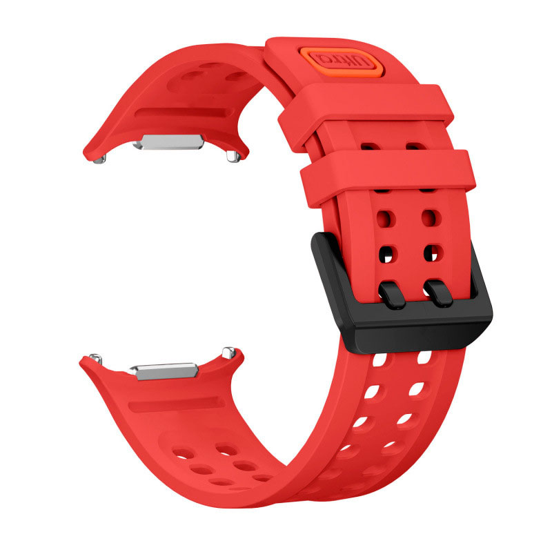 sylikonovyj-perforovanyj-reminecz-ultrasport-dlya-samsung-galaxy-watch-ultra-chervonyj-4 Силіконовий перфорований ремінець UltraSport для Samsung Galaxy Watch Ultra / Ultra 2 - червоний