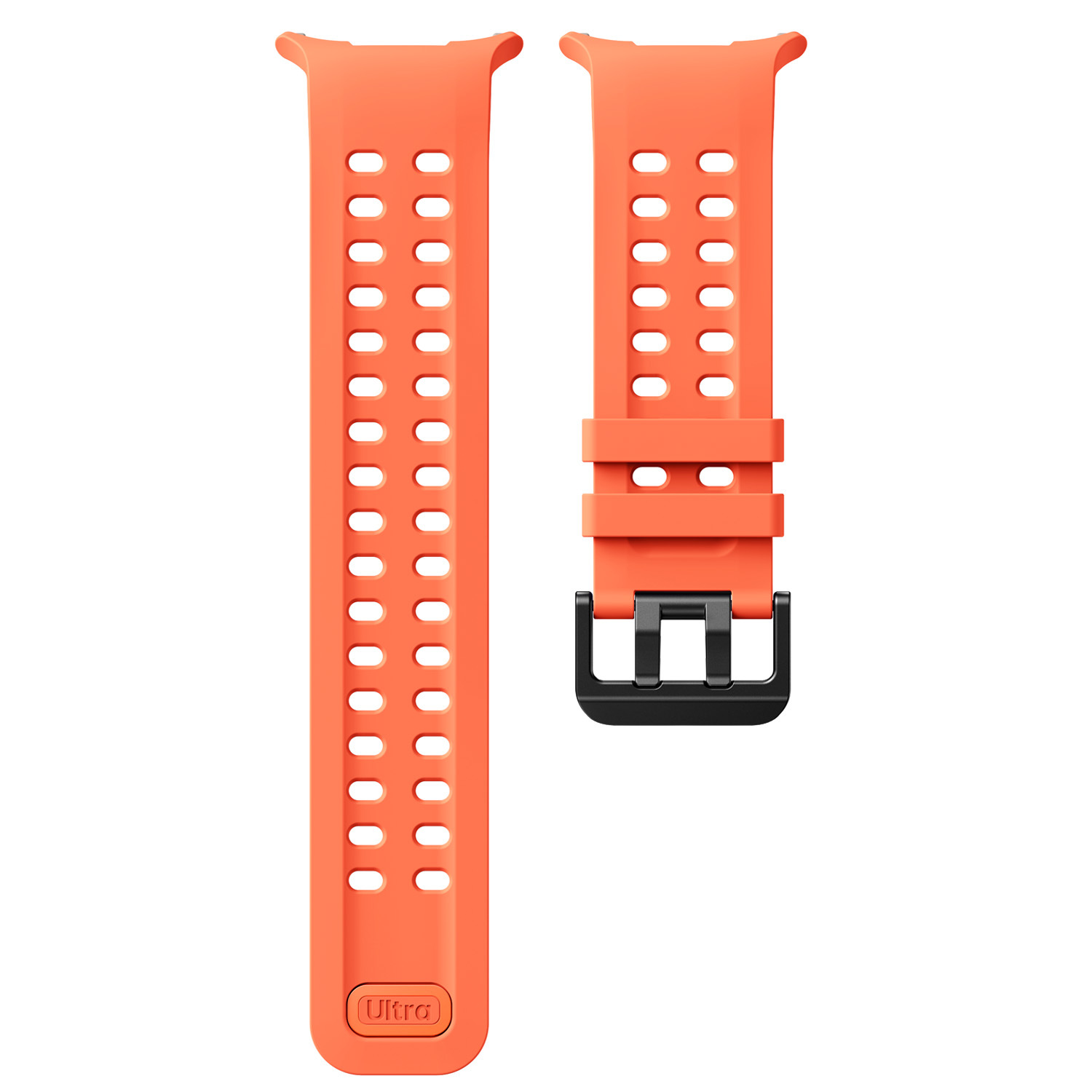 sylikonovyj-perforovanyj-reminecz-ultrasport-dlya-samsung-galaxy-watch-ultra-pomaranchevyj-3 Силіконовий перфорований ремінець UltraSport для Samsung Galaxy Watch Ultra / Ultra 2 - помаранчевий