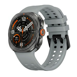 Силіконовий перфорований ремінець UltraSport для Samsung Galaxy Watch Ultra / Ultra 2 - сірий