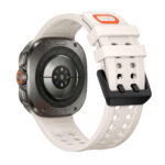Силіконовий перфорований ремінець UltraSport для Samsung Galaxy Watch Ultra / Ultra 2 - чорний