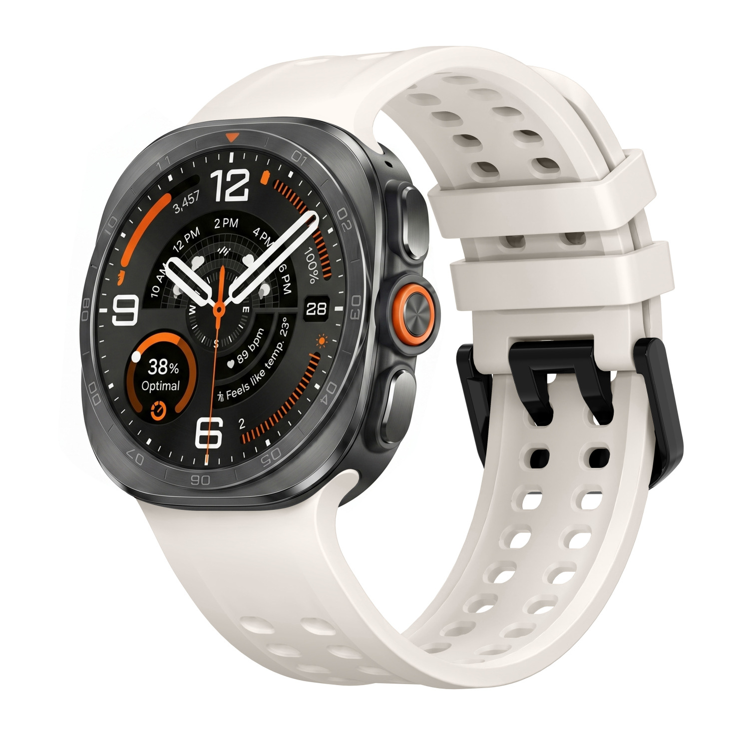sylikonovyj-perforovanyj-reminecz-ultrasport-dlya-samsung-galaxy-watch-ultra-svitlo-bezhevyj-2 Силіконовий перфорований ремінець UltraSport для Samsung Galaxy Watch Ultra / Ultra 2 - світло-бежевий