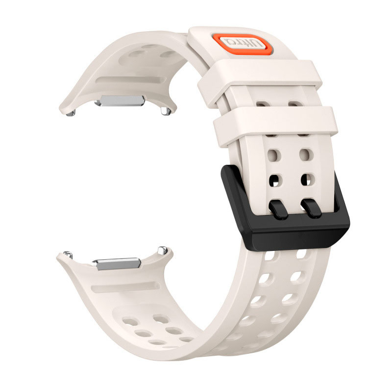 sylikonovyj-perforovanyj-reminecz-ultrasport-dlya-samsung-galaxy-watch-ultra-svitlo-bezhevyj-4 Силіконовий перфорований ремінець UltraSport для Samsung Galaxy Watch Ultra / Ultra 2 - світло-бежевий