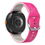 Силіконовий ремінець Bloomy для Samsung Galaxy Watch 8 / 8 Classic / 9 - молочно-помаранчевий