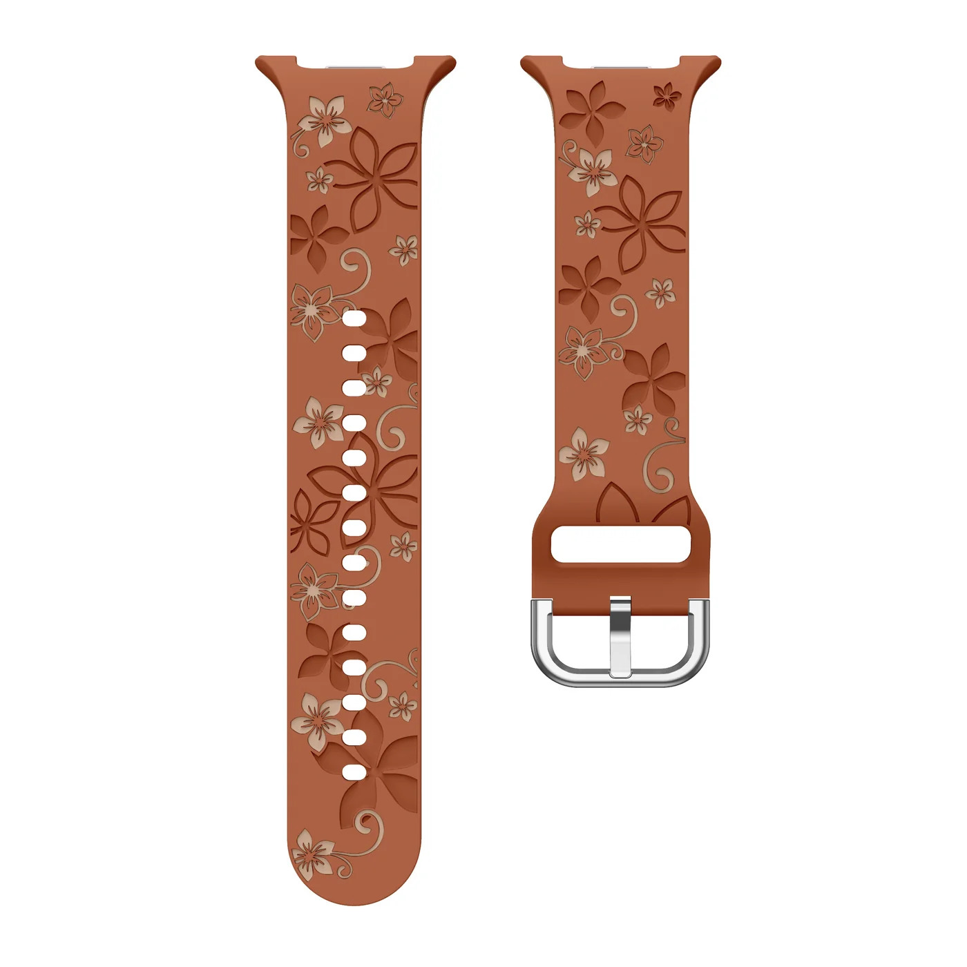sylikonovyj-reminecz-bloomy-dlya-samsung-galaxy-watch-8-9-terakotovo-bezhevyj-3 Силіконовий ремінець Bloomy для Samsung Galaxy Watch 8 / 8 Classic / 9 - теракотово-бежевий