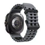 Силіконовий ремінець Classic Color для Samsung Galaxy Watch Ultra / Ultra 2 - сіро-чорний