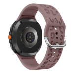 Силіконовий ремінець LEO для Samsung Galaxy Watch 8 / 8 Classic / 9 - коричневий
