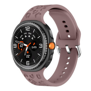 Силіконовий ремінець LEO для Samsung Galaxy Watch 8 / 8 Classic / 9 - пудровий