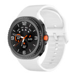 Силіконовий ремінець Motion для Samsung Galaxy Watch 8 / 8 Classic / 9 — білий (розмір M, ширина 20 мм)