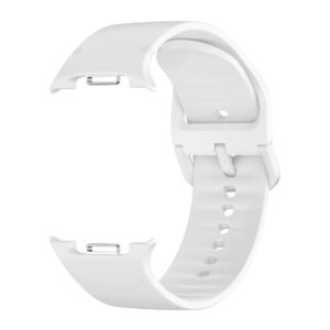 Силіконовий ремінець Motion для Samsung Galaxy Watch 8 / 8 Classic / 9 — білий (розмір M, ширина 20 мм)
