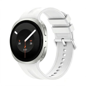 Силіконовий ремінець NINE для Samsung Galaxy Watch 8 / 8 Classic / 9 - білий