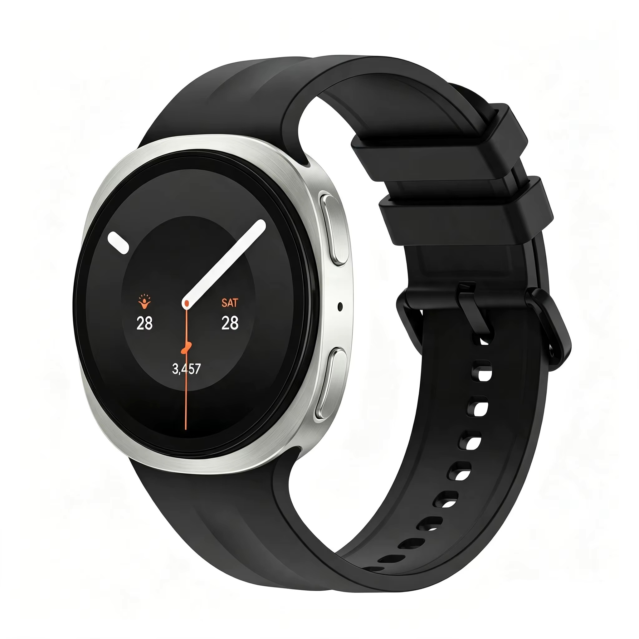 sylikonovyj-reminecz-nine-dlya-samsung-galaxy-watch-8-8-classic-9-chornyj-3 Силіконовий ремінець NINE для Samsung Galaxy Watch 8 / 8 Classic / 9 - чорний