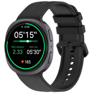Силіконовий ремінець NINE для Samsung Galaxy Watch 8 / 8 Classic / 9 - чорний