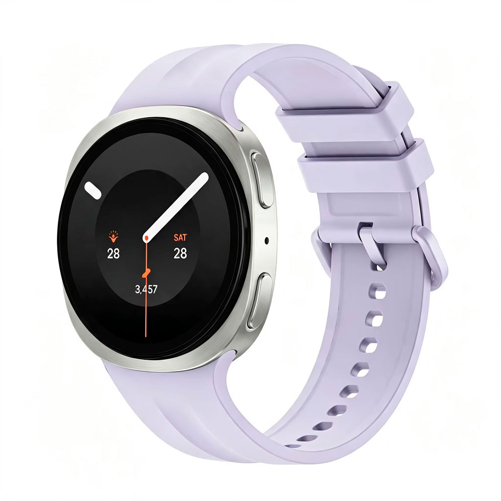 sylikonovyj-reminecz-nine-dlya-samsung-galaxy-watch-8-8-classic-9-fioletovyj-2 Силіконовий ремінець NINE для Samsung Galaxy Watch 8 / 8 Classic / 9 - фіолетовий