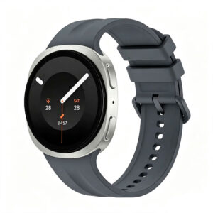 Силіконовий ремінець NINE для Samsung Galaxy Watch 8 / 8 Classic / 9 - темно-сірий