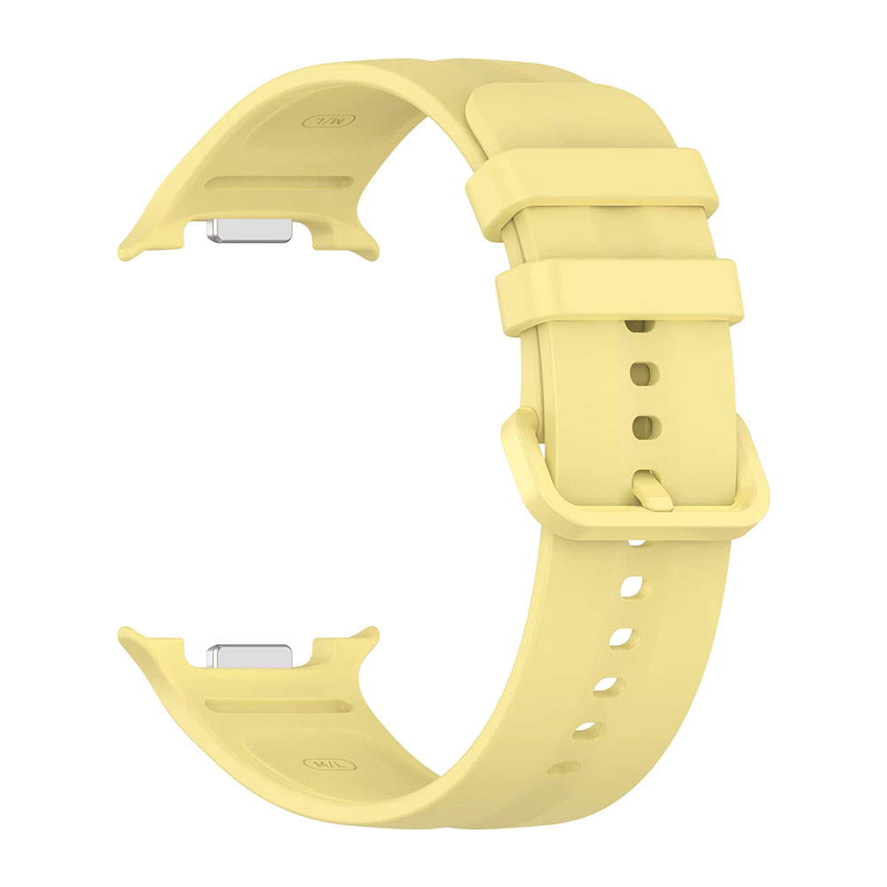 sylikonovyj-reminecz-nine-dlya-samsung-galaxy-watch-8-8-classic-9-zhovtyj-1 Силіконовий ремінець NINE для Samsung Galaxy Watch 8 / 8 Classic / 9 - жовтий