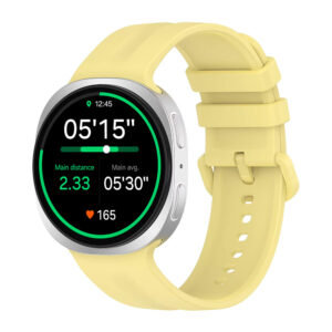 Силіконовий ремінець NINE для Samsung Galaxy Watch 8 / 8 Classic / 9 - жовтий