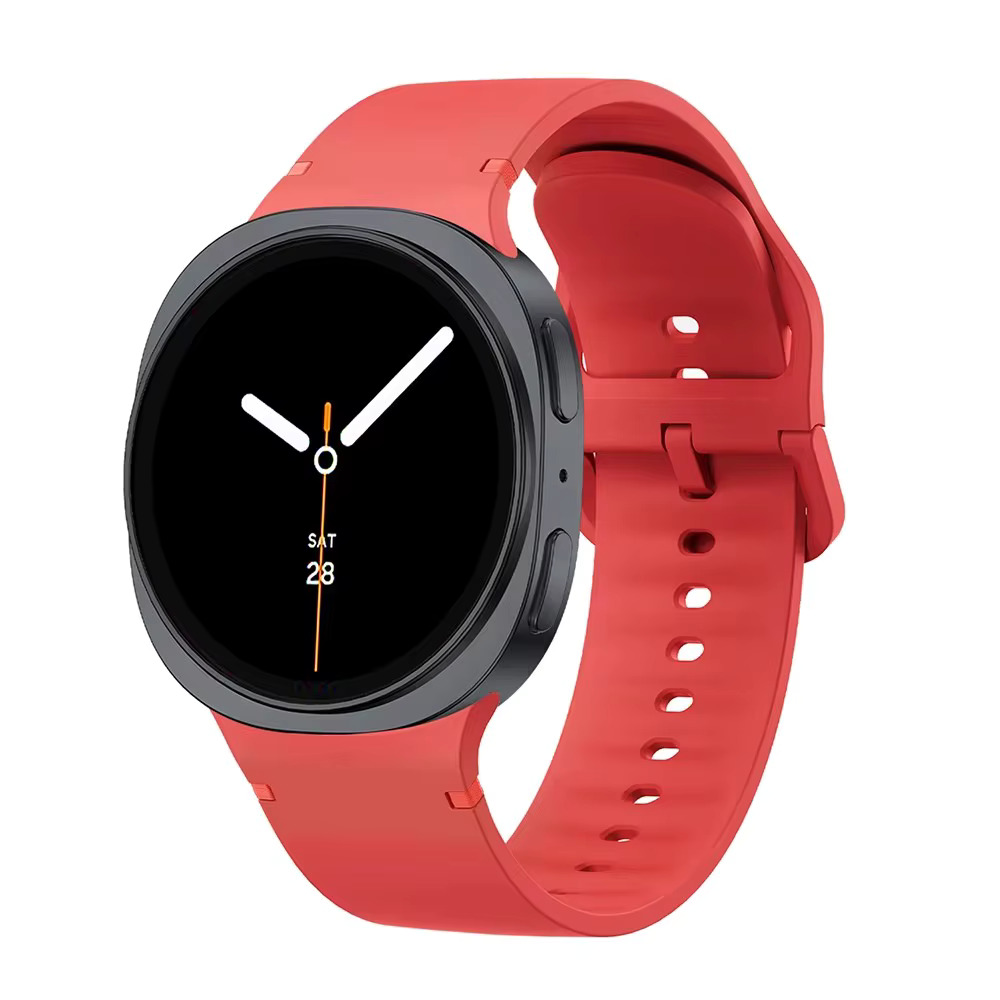 sylikonovyj-reminecz-pulse-dlya-samsung-galaxy-watch-8-9-chervonyj-2 Силіконовий ремінець Pulse для Samsung Galaxy Watch 8 / 8 Classic / 9 - червоний