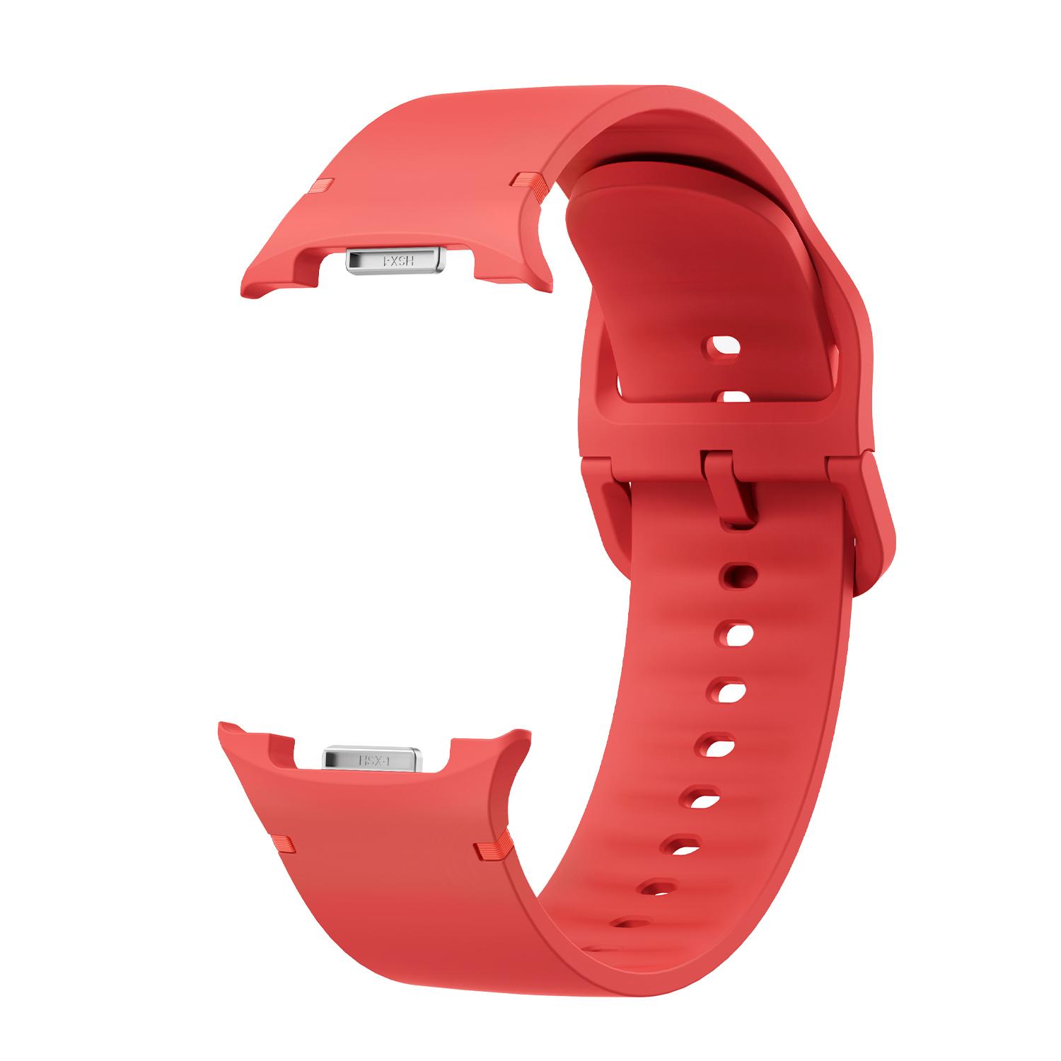 sylikonovyj-reminecz-pulse-dlya-samsung-galaxy-watch-8-9-chervonyj-3 Силіконовий ремінець Pulse для Samsung Galaxy Watch 8 / 8 Classic / 9 - червоний