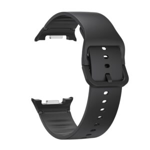 Силіконовий ремінець Pulse для Samsung Galaxy Watch 8 / 8 Classic / 9 - чорний