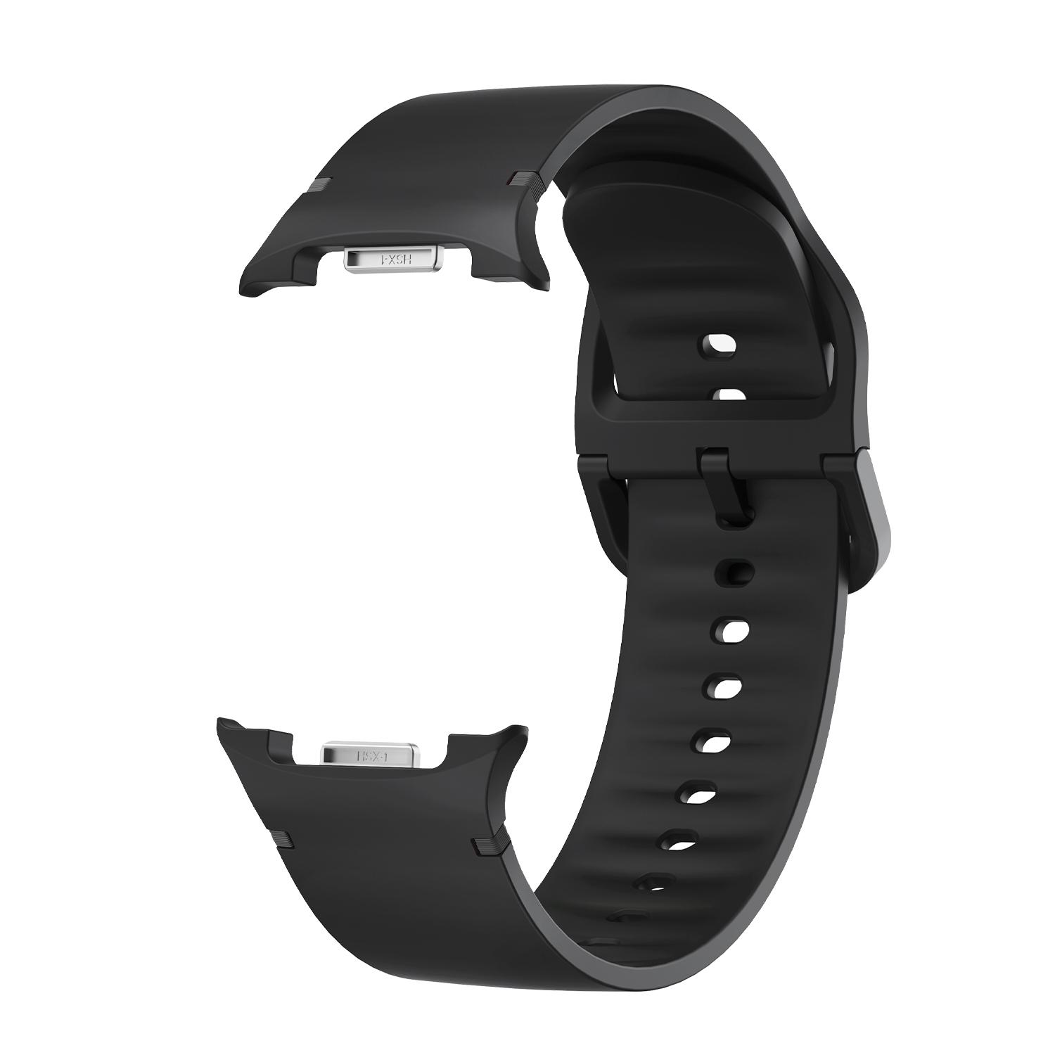 sylikonovyj-reminecz-pulse-dlya-samsung-galaxy-watch-8-9-chornyj-3 Силіконовий ремінець Pulse для Samsung Galaxy Watch 8 / 8 Classic / 9 - чорний