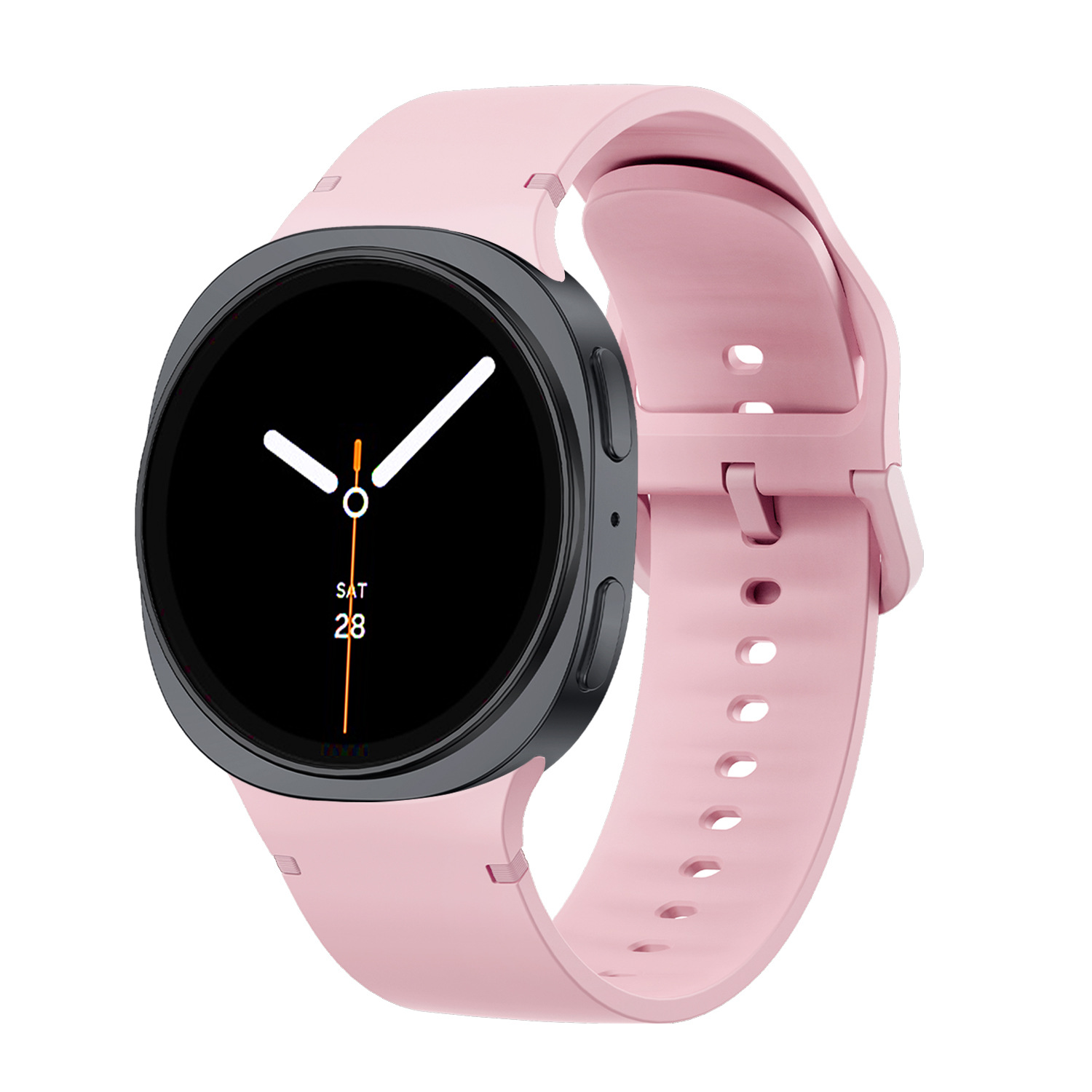 sylikonovyj-reminecz-pulse-dlya-samsung-galaxy-watch-8-9-rozhevyj-1 Силіконовий ремінець Pulse для Samsung Galaxy Watch 8 / 8 Classic / 9 - рожевий