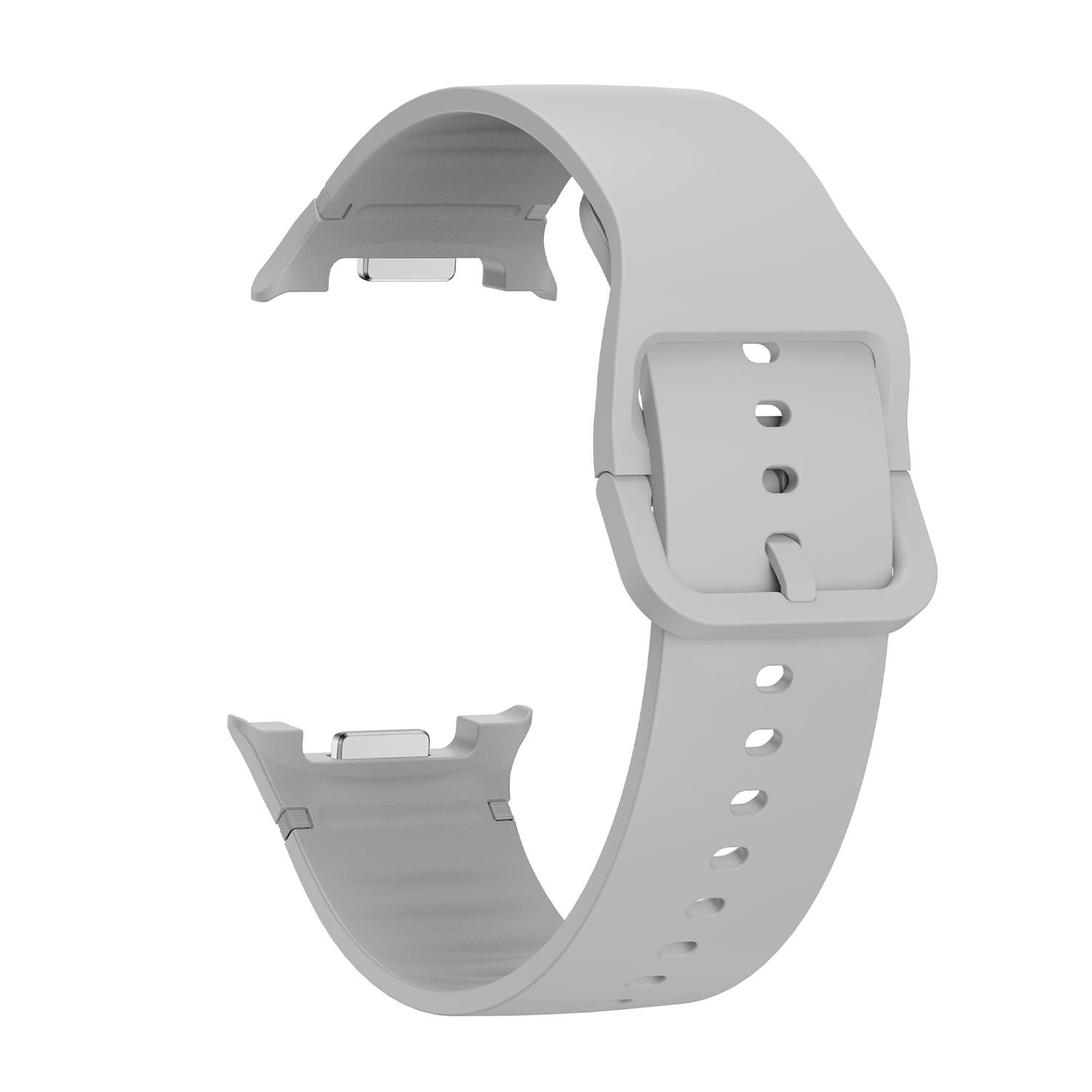 sylikonovyj-reminecz-pulse-dlya-samsung-galaxy-watch-8-9-siryj-2 Силіконовий ремінець Pulse для Samsung Galaxy Watch 8 / 8 Classic / 9 - сірий