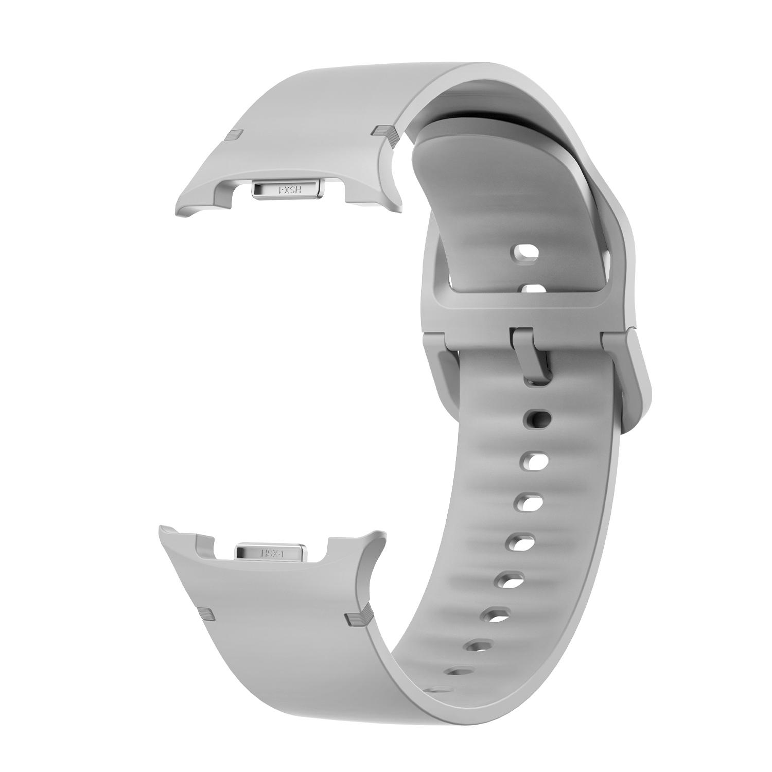 sylikonovyj-reminecz-pulse-dlya-samsung-galaxy-watch-8-9-siryj-3 Силіконовий ремінець Pulse для Samsung Galaxy Watch 8 / 8 Classic / 9 - сірий