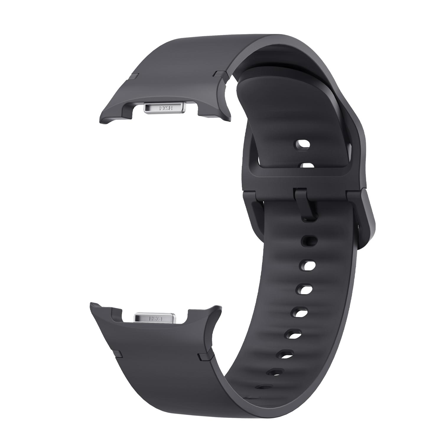sylikonovyj-reminecz-pulse-dlya-samsung-galaxy-watch-8-9-temno-siryj-3 Силіконовий ремінець Pulse для Samsung Galaxy Watch 8 / 8 Classic / 9 - темно-сірий