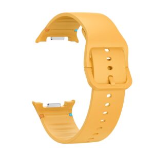 Силіконовий ремінець Pulse для Samsung Galaxy Watch 8 / 8 Classic / 9 - жовтий