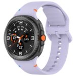 Силіконовий ремінець Stitch для Samsung Galaxy Watch 8 / 8 Classic / 9 — бежево-рожевий (розмір M/L, ширина 22 мм)