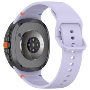 Силіконовий ремінець Stitch для Samsung Galaxy Watch 8 / 8 Classic / 9 — фіолетовий (розмір M/L, ширина 22 мм)