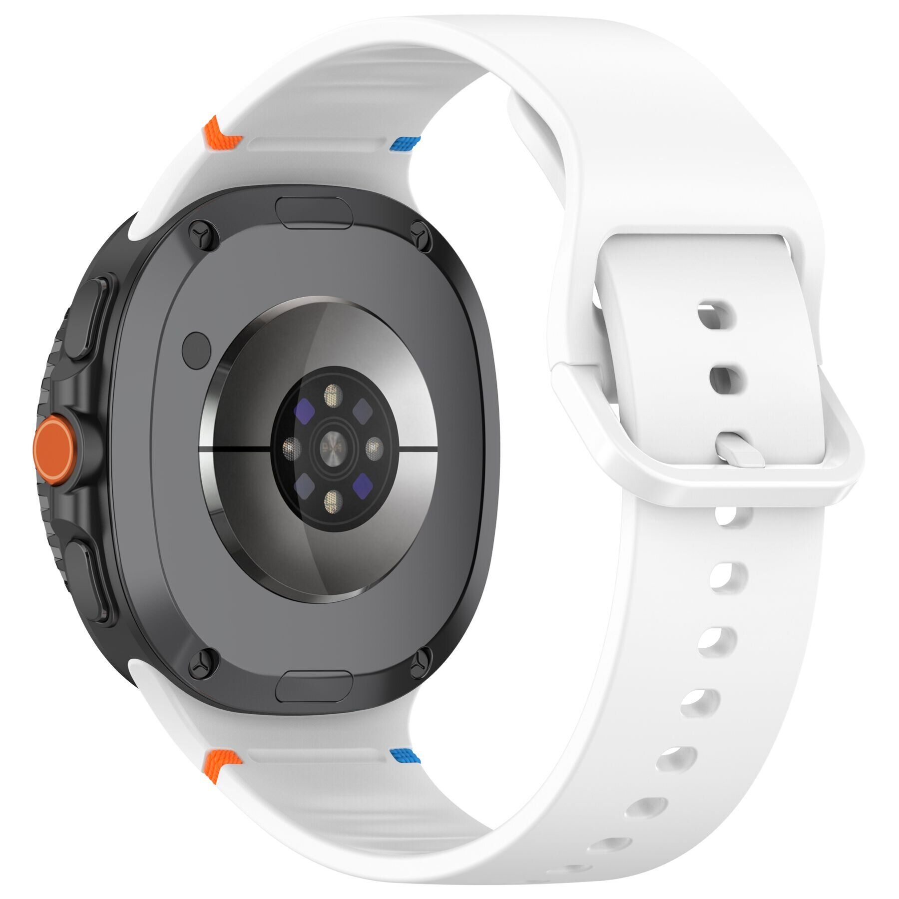 sylikonovyj-reminecz-stitch-dlya-samsung-galaxy-watch-8-9-bilyj-ml-2 Силіконовий ремінець Stitch для Samsung Galaxy Watch 8 / 8 Classic / 9 — білий (розмір M/L, ширина 22 мм)