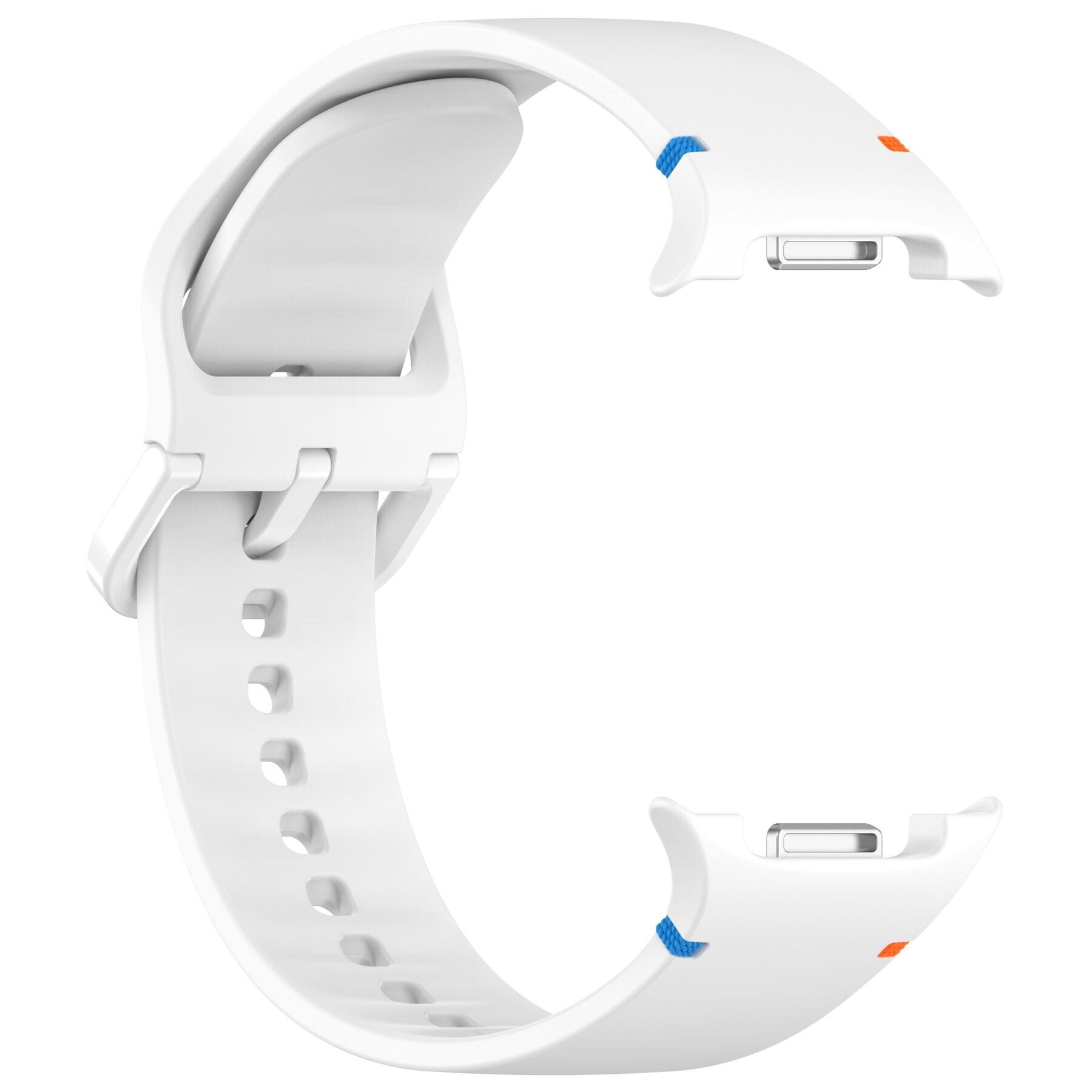 sylikonovyj-reminecz-stitch-dlya-samsung-galaxy-watch-8-9-bilyj-ml-3 Силіконовий ремінець Stitch для Samsung Galaxy Watch 8 / 8 Classic / 9 — білий (розмір M/L, ширина 22 мм)
