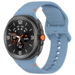 Силіконовий ремінець Stitch для Samsung Galaxy Watch 8 / 8 Classic / 9 — бежево-рожевий (розмір M/L, ширина 22 мм)