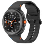 Силіконовий ремінець Stitch для Samsung Galaxy Watch 8 / 8 Classic / 9 — бежево-рожевий (розмір M/L, ширина 22 мм)