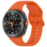 Силіконовий ремінець Stitch для Samsung Galaxy Watch 8 / 8 Classic / 9 — бежево-рожевий (розмір M/L, ширина 22 мм)