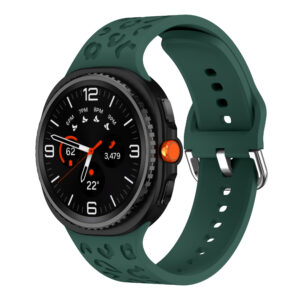 Силіконовий ремінець LEO для Samsung Galaxy Watch 8 / 8 Classic / 9 - зелений
