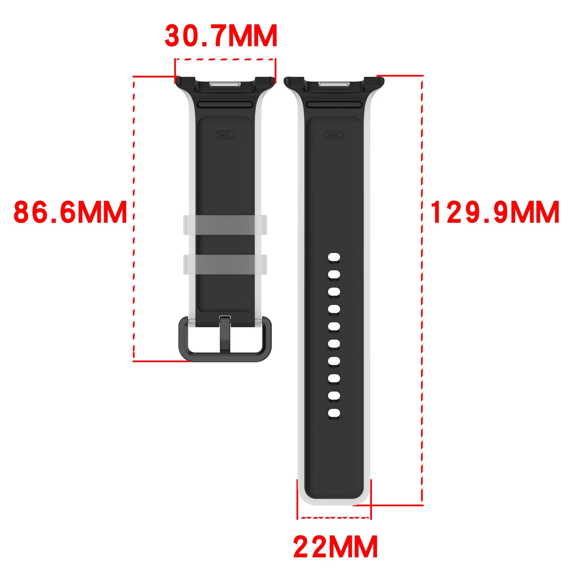 Hc406a213daa24cdcb20ee6dfb9c7ec11r Силіконовий ремінець Frost для Samsung Galaxy Watch 8 / 8 Classic / 9 - бірюзовий