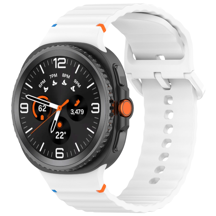 remenets-seven-pro-samsung-galaxy-watch-8-9-bilyi-1 Силіконовий ремінець Seven Pro для Samsung Galaxy Watch 8 / 8 Classic / 9 - білий