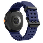 Силіконовий перфорований ремінець Ocean для Samsung Galaxy Watch 8 / 8 Classic / 9 - білий
