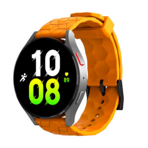 Силіконовий ремінець Crag для Samsung Gear S3 / Samsung Galaxy Watch 46mm помаранчевий 22mm