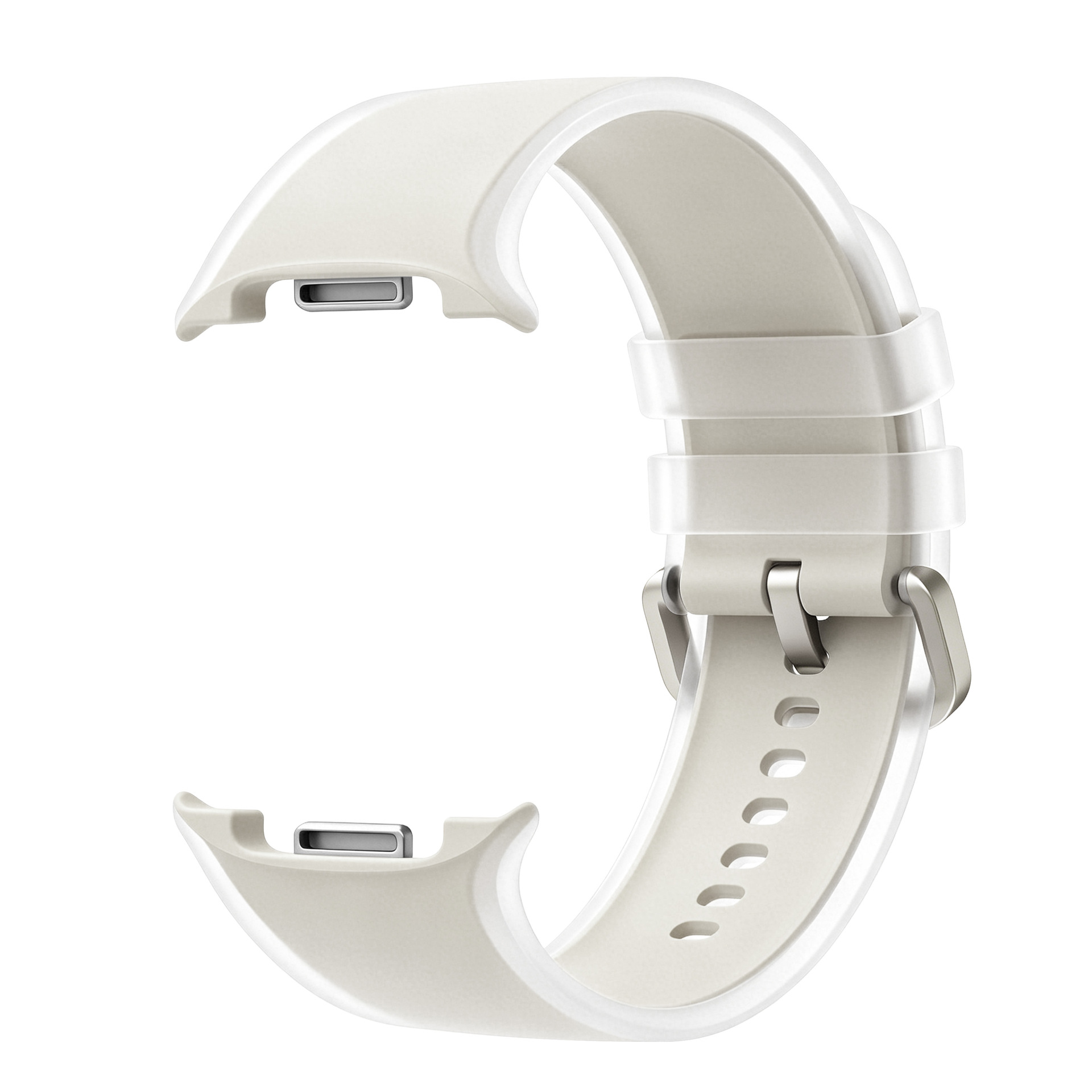 sylikonovyj-reminecz-frost-dlya-samsung-galaxy-watch-8-9-bezhevyj-22mm-3 Силіконовий ремінець Frost для Samsung Galaxy Watch 8 / 8 Classic / 9 - бежевий