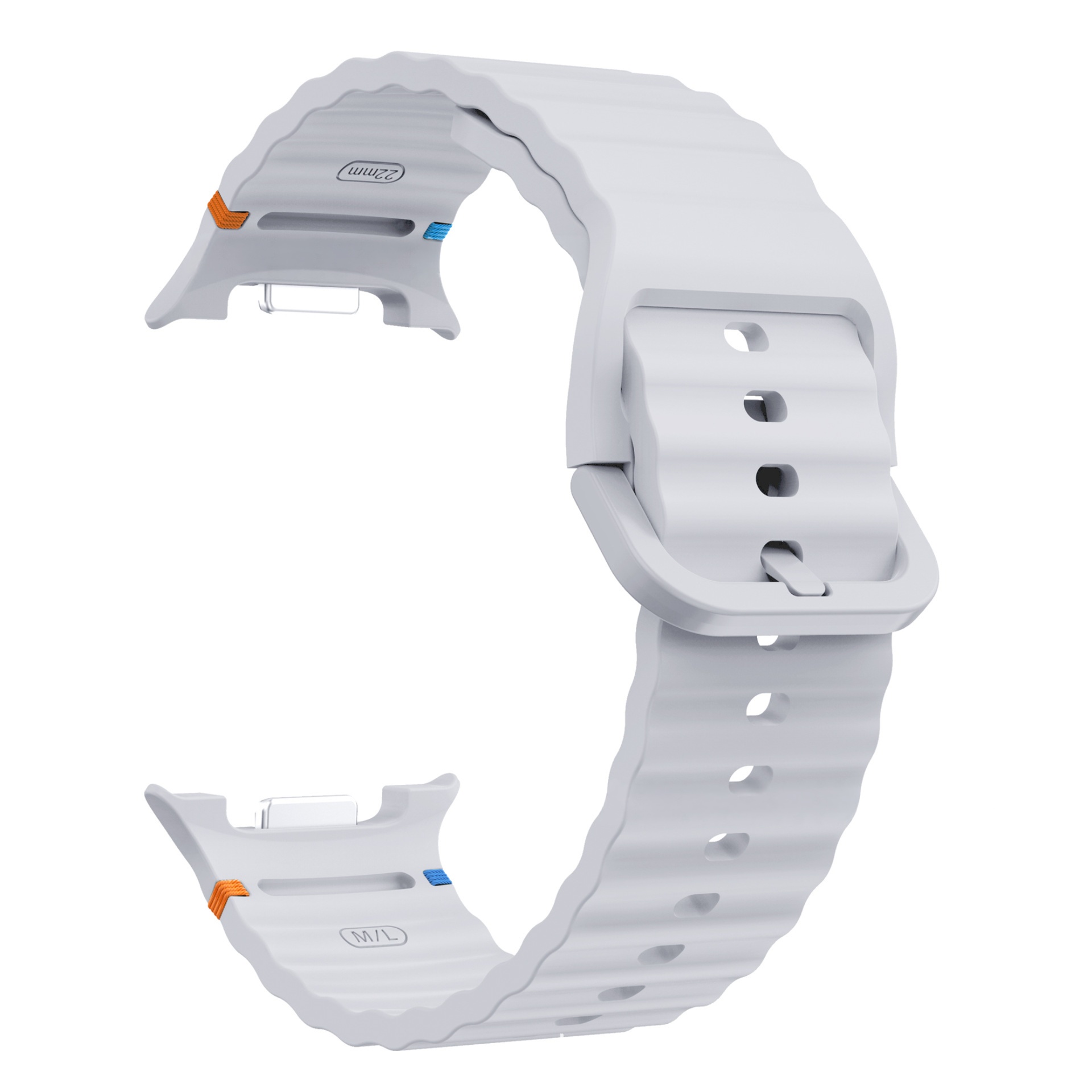 sylikonovyj-reminecz-seven-pro-dlya-samsung-galaxy-watch-8-9-siryj-22mm-2 Силіконовий ремінець Seven Pro для Samsung Galaxy Watch 8 / 8 Classic / 9 - сірий