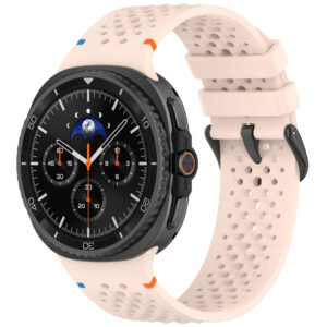 Силіконовий ремінець Sprint для Samsung Galaxy Watch 8 / 8 Classic / 9 - бежево-рожевий